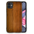 iPhone 11 Houten Print Telefoonhoesje Donker Hout