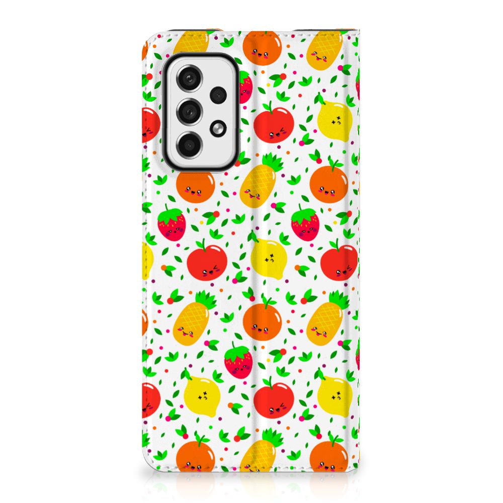 Samsung Galaxy A73 Flip Style Cover Fruits - B2C Telecom