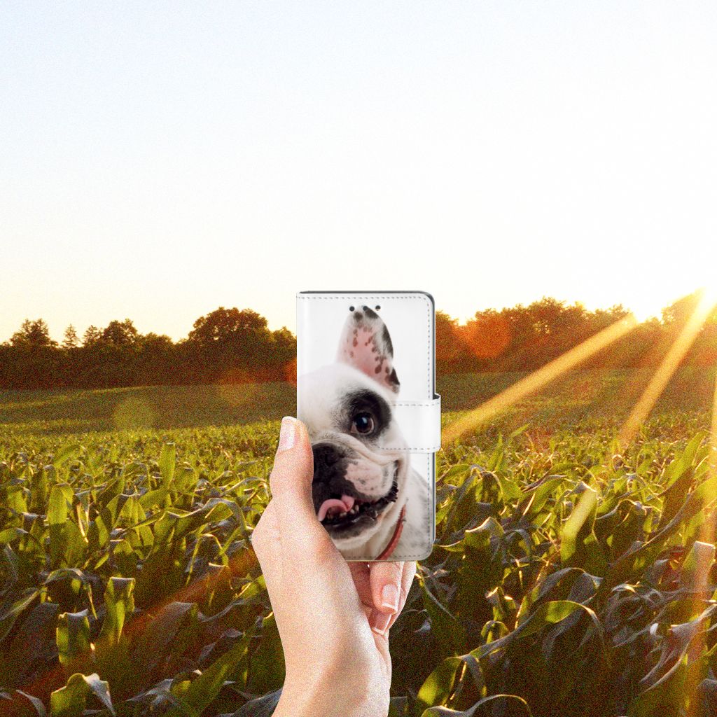 Sony Xperia X Compact Telefoonhoesje met Pasjes Franse Bulldog