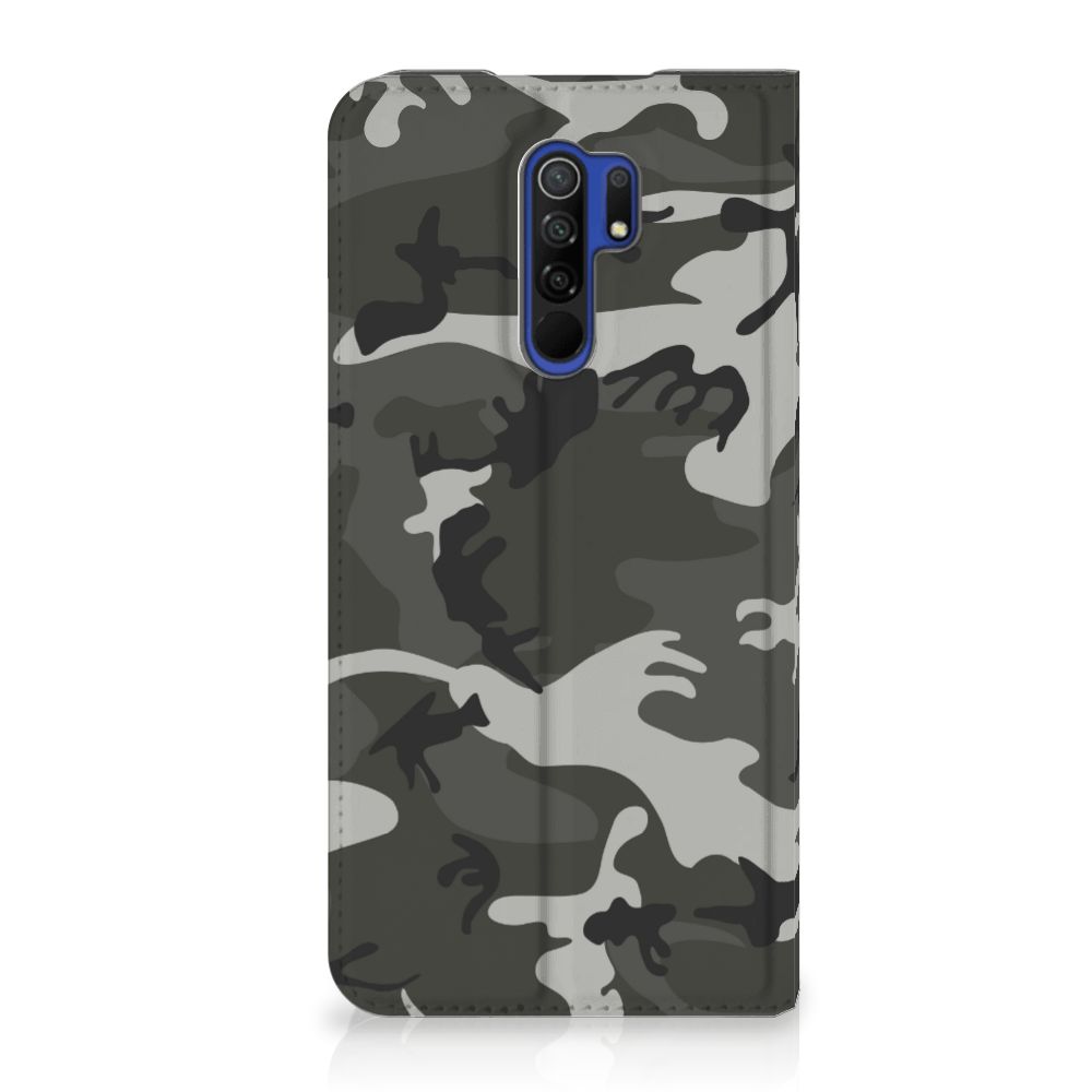 Xiaomi Redmi 9 Hoesje met Magneet Army Light - B2C Telecom