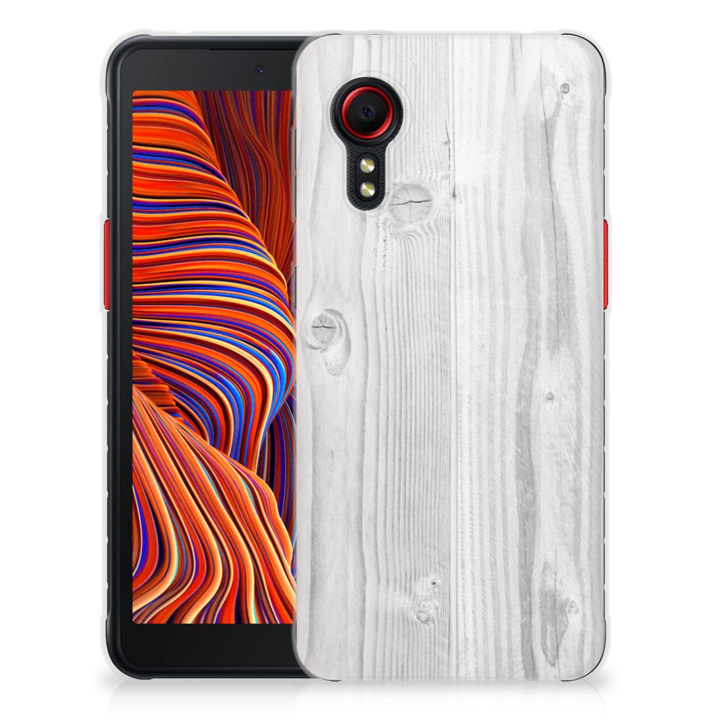 Samsung Galaxy Xcover 5 Bumper Hoesje White Wood B2C Telecom
