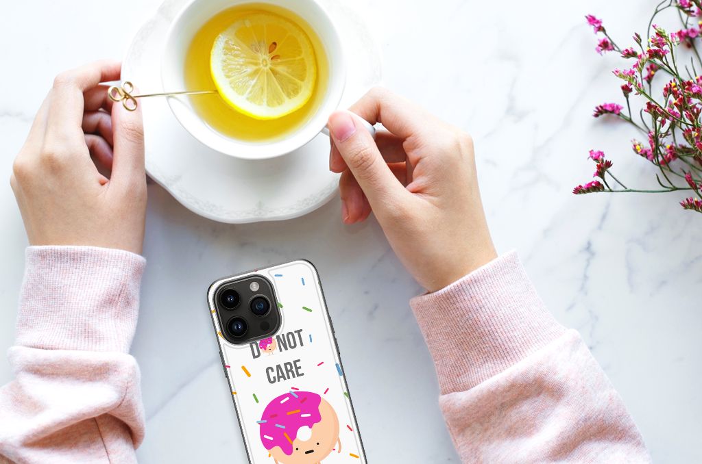 iPhone 15 Pro Back Cover Hoesje Donut Roze B2C Telecom