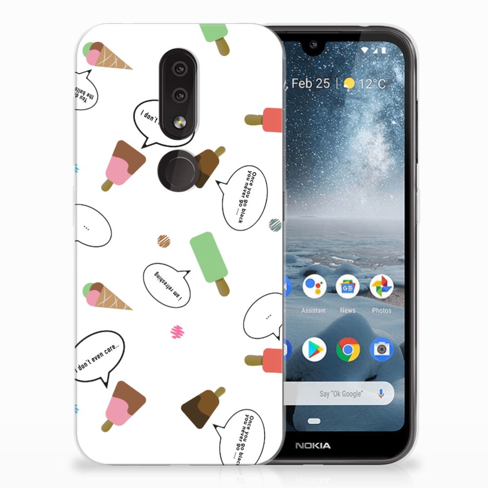 Nokia 4.2 Siliconen Case IJsjes