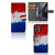 Motorola Edge 30 Neo Bookstyle Case Nederland met artistiek design van de Nederlandse vlag.
