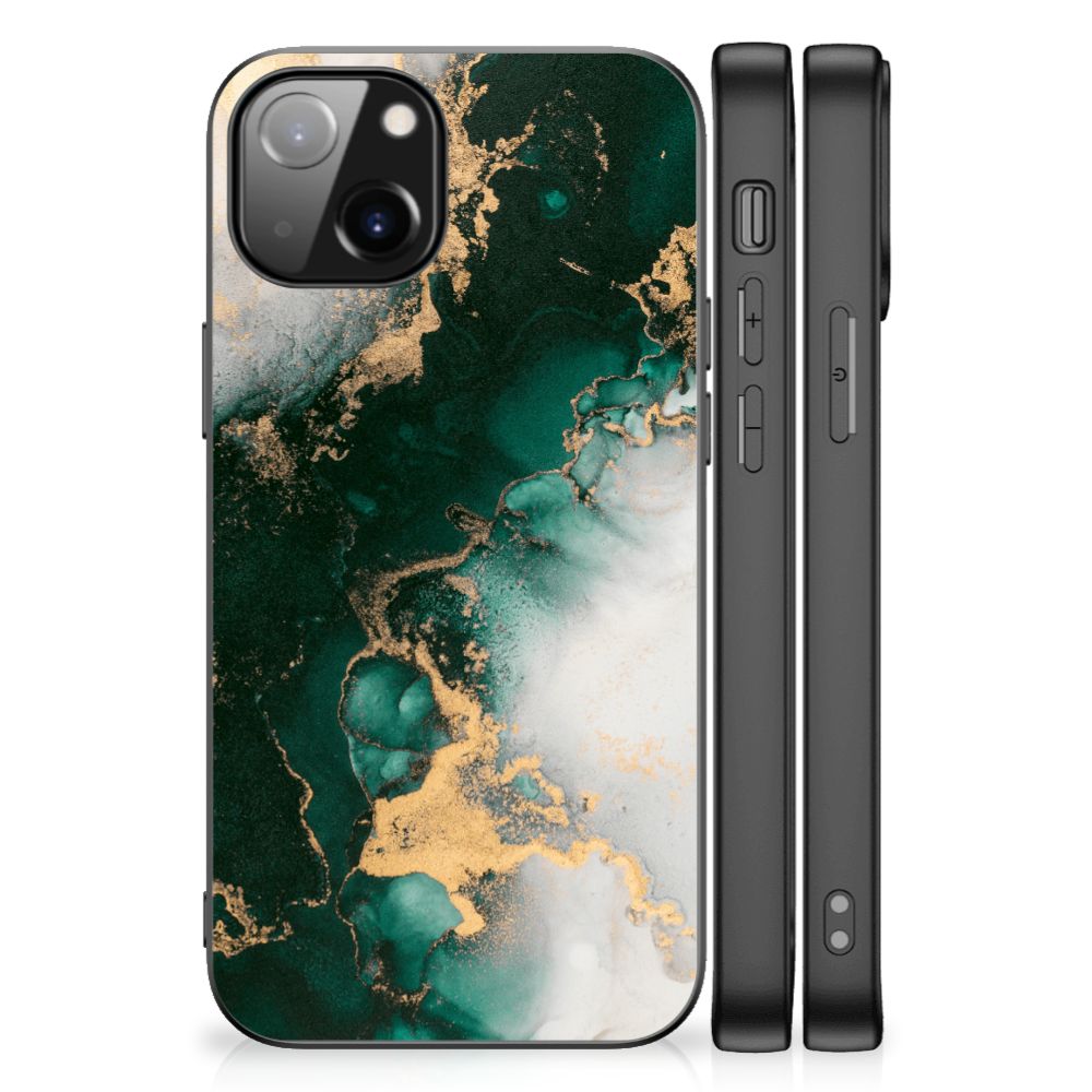 Marmeren Print Telefoonhoesje voor Apple iPhone 13 Marmer Groen B2C Telecom