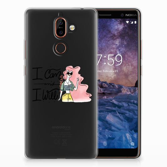 Nokia 7 Plus Telefoonhoesje met Naam i Can