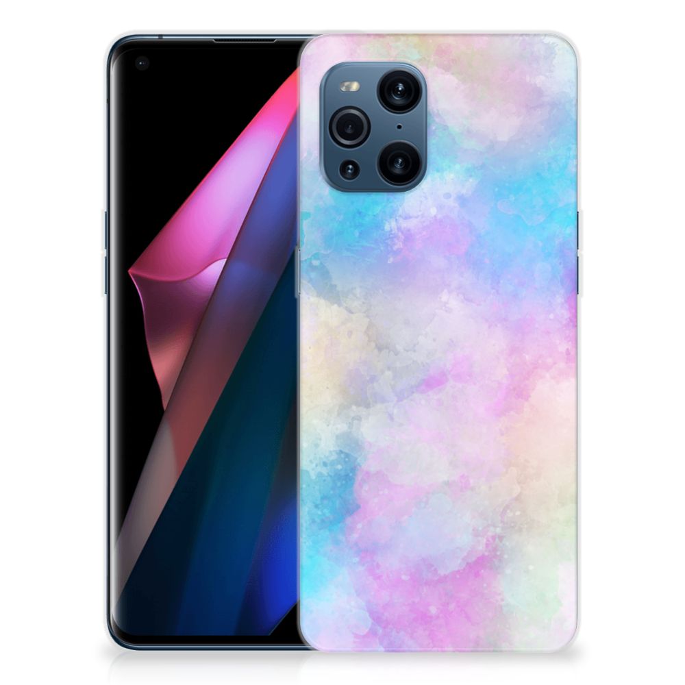 Hoesje maken OPPO Find X3 | X3 Pro Watercolor Light