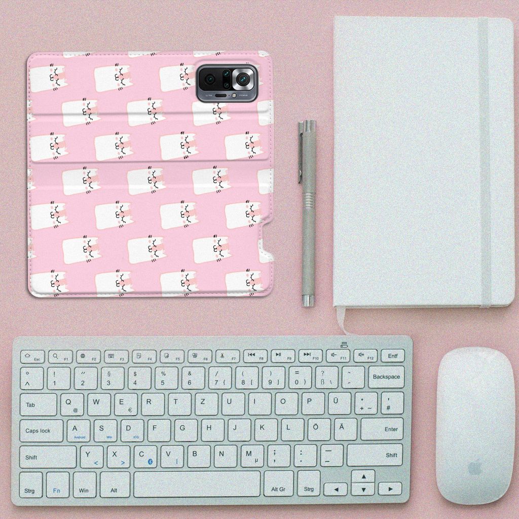 Xiaomi Redmi Note 10 Pro Hoesje maken Sleeping Cats - B2C Telecom