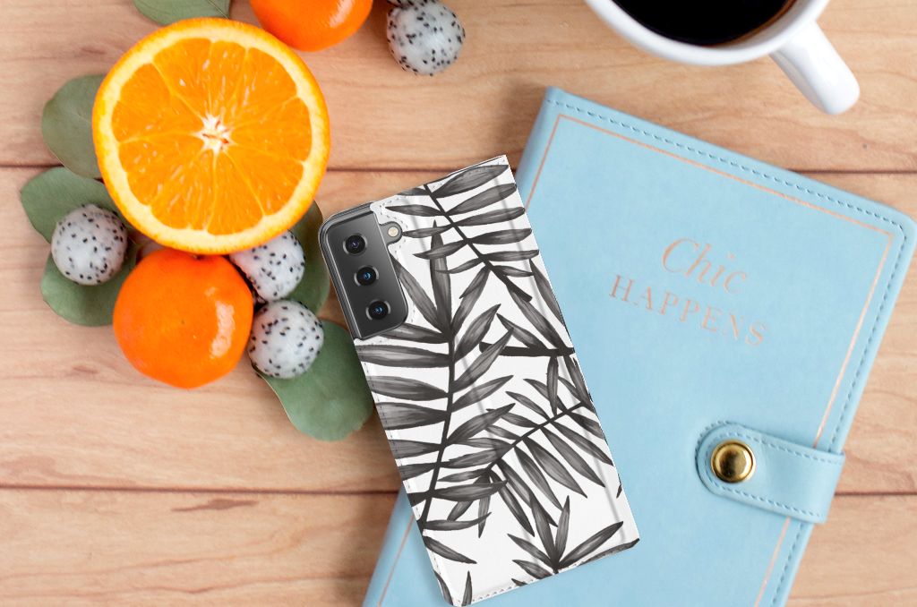 Samsung Galaxy S21 Plus Smart Cover Leaves Grey - B2C Telecom