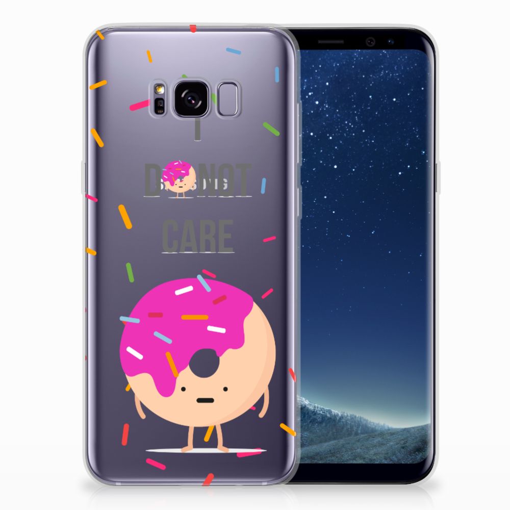 Samsung Galaxy S8 Plus Siliconen Case Donut Roze