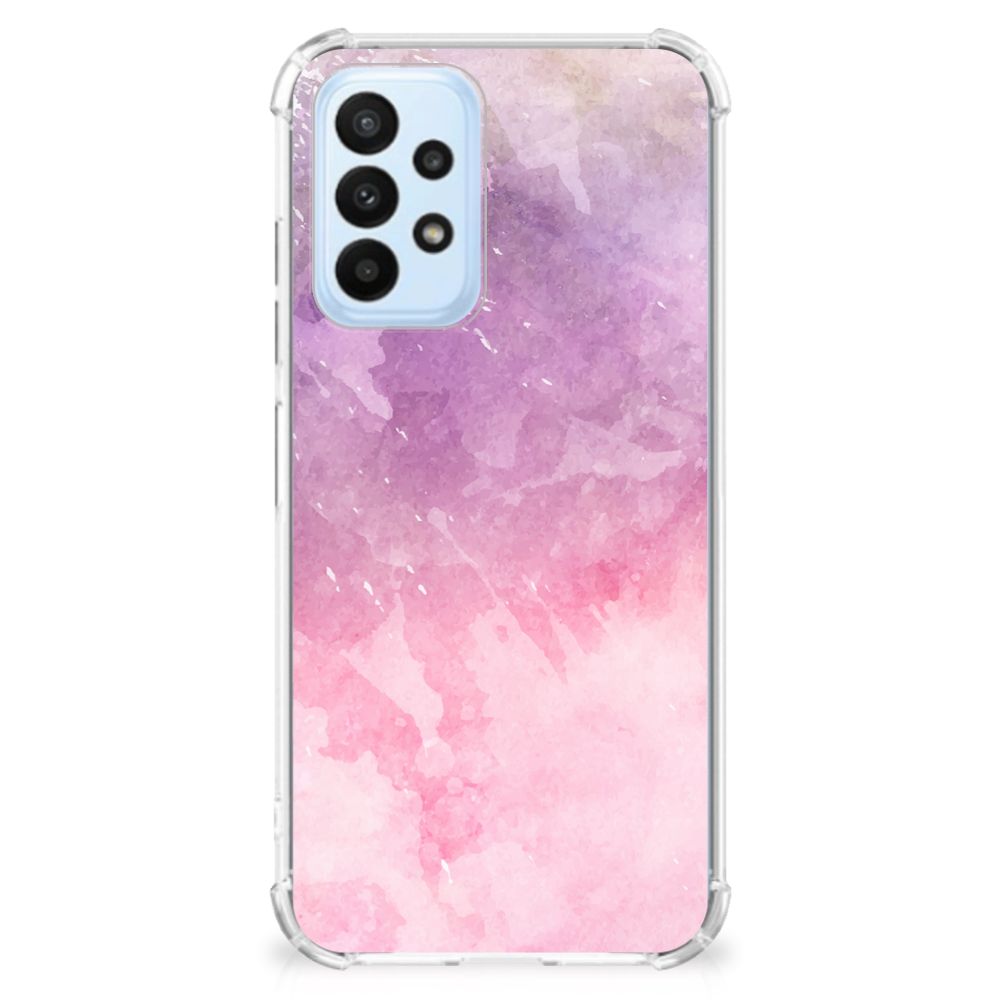 Back Cover Samsung Galaxy A23 Pink Purple Paint - B2C Telecom