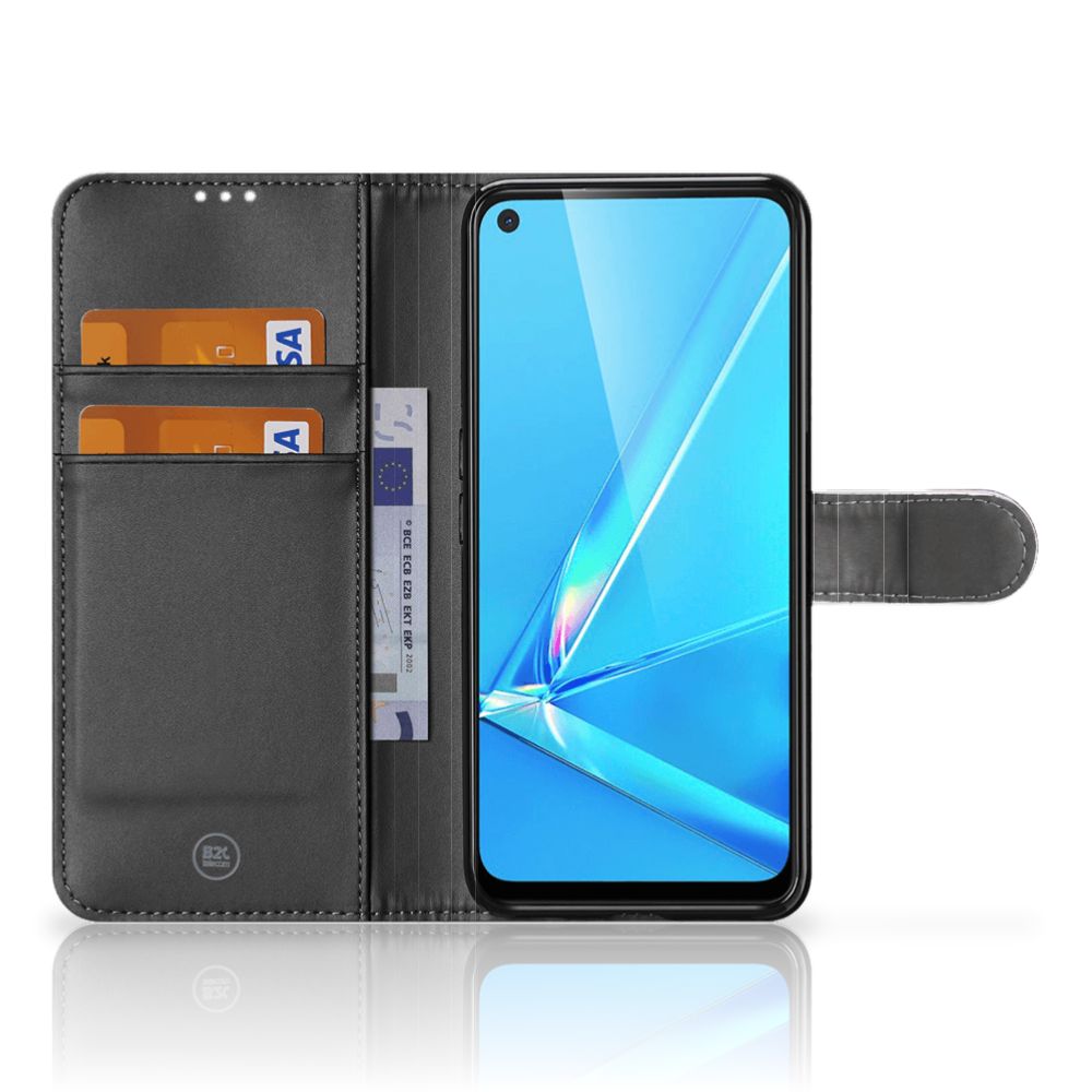 OPPO A72 | OPPO A52 Telefoonhoesje met Pasjes Kat