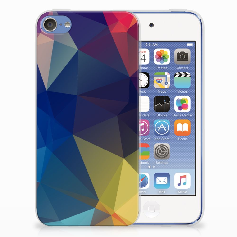 Apple iPod Touch 5 | 6 TPU Hoesje Polygon Dark