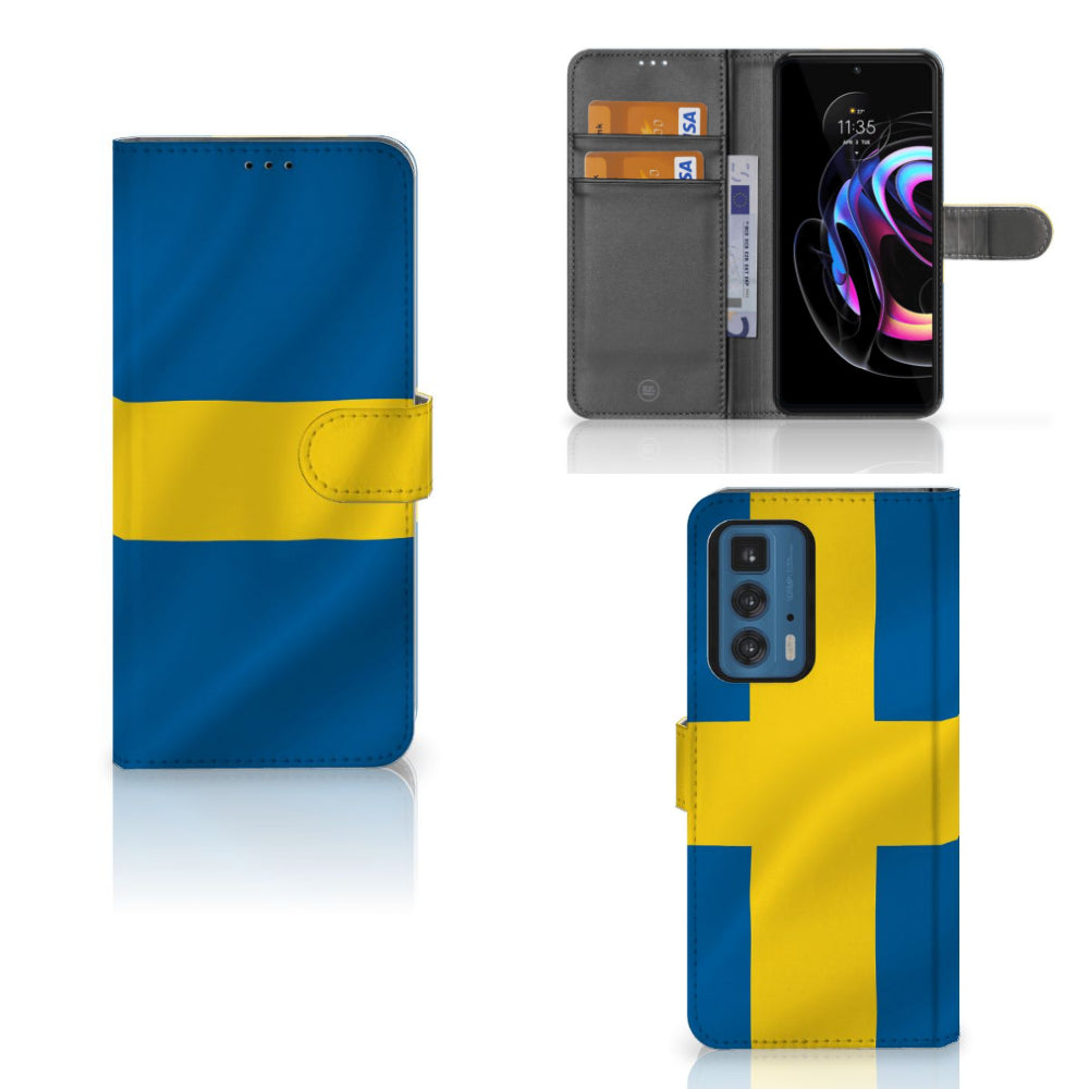 Motorola Edge 20 Pro Bookstyle Case Zweden