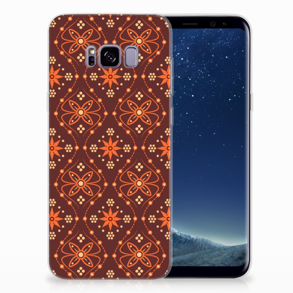 Samsung Galaxy S8 Plus TPU bumper Batik Brown
