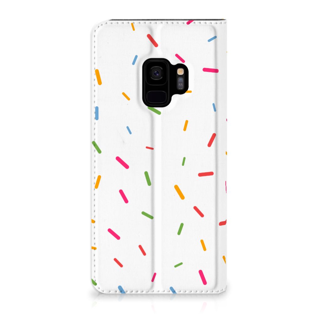 Samsung Galaxy S9 Flip Style Cover Donut Roze