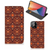 iPhone 12 Pro Max Hoesje met Magneet Batik Brown - B2C Telecom