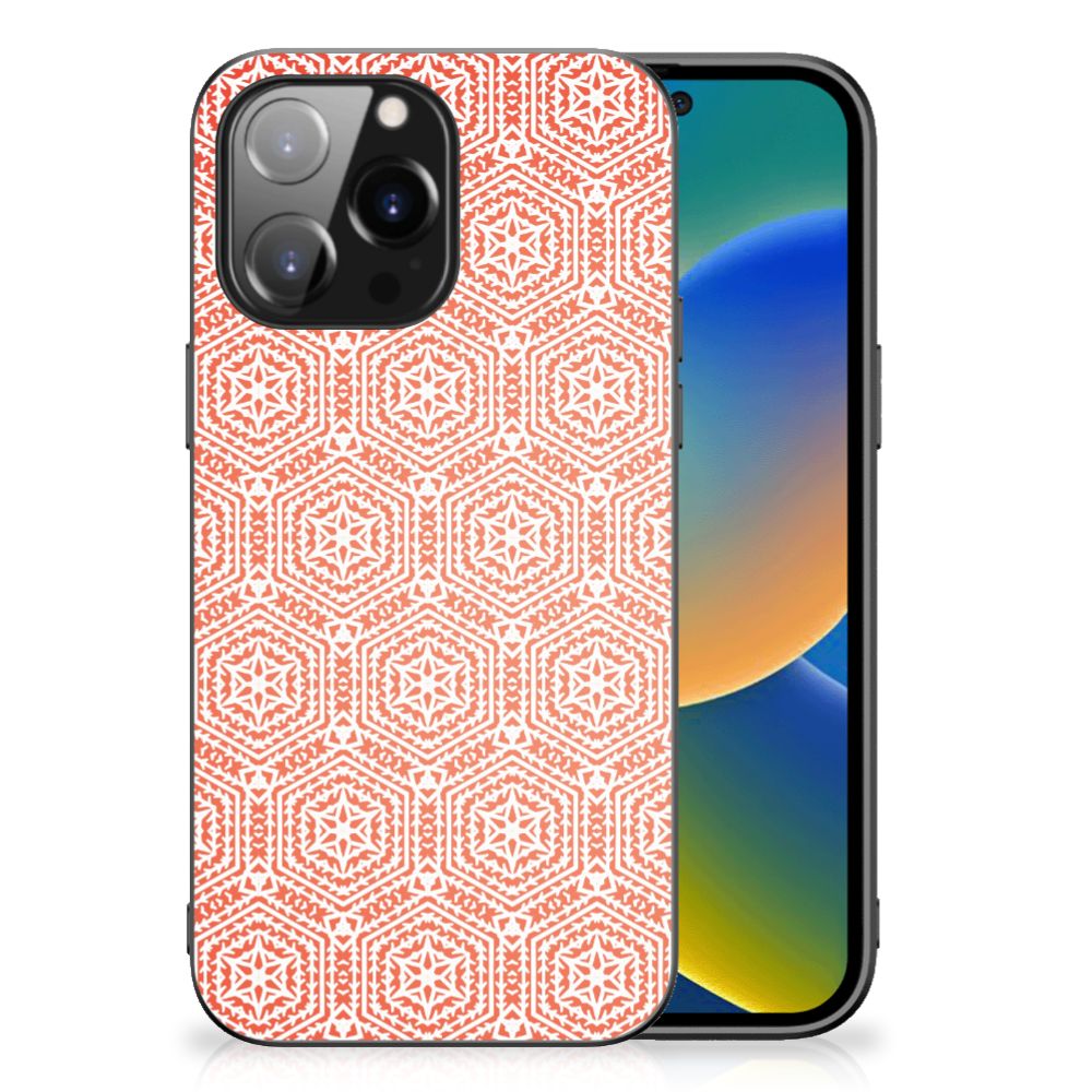 iPhone 14 Pro Max Back Case Pattern Orange B2C Telecom