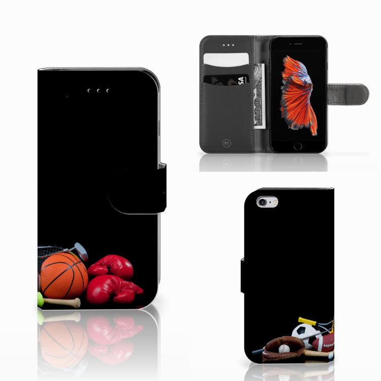 Apple iPhone 6 | 6s Wallet Case met Pasjes Sports