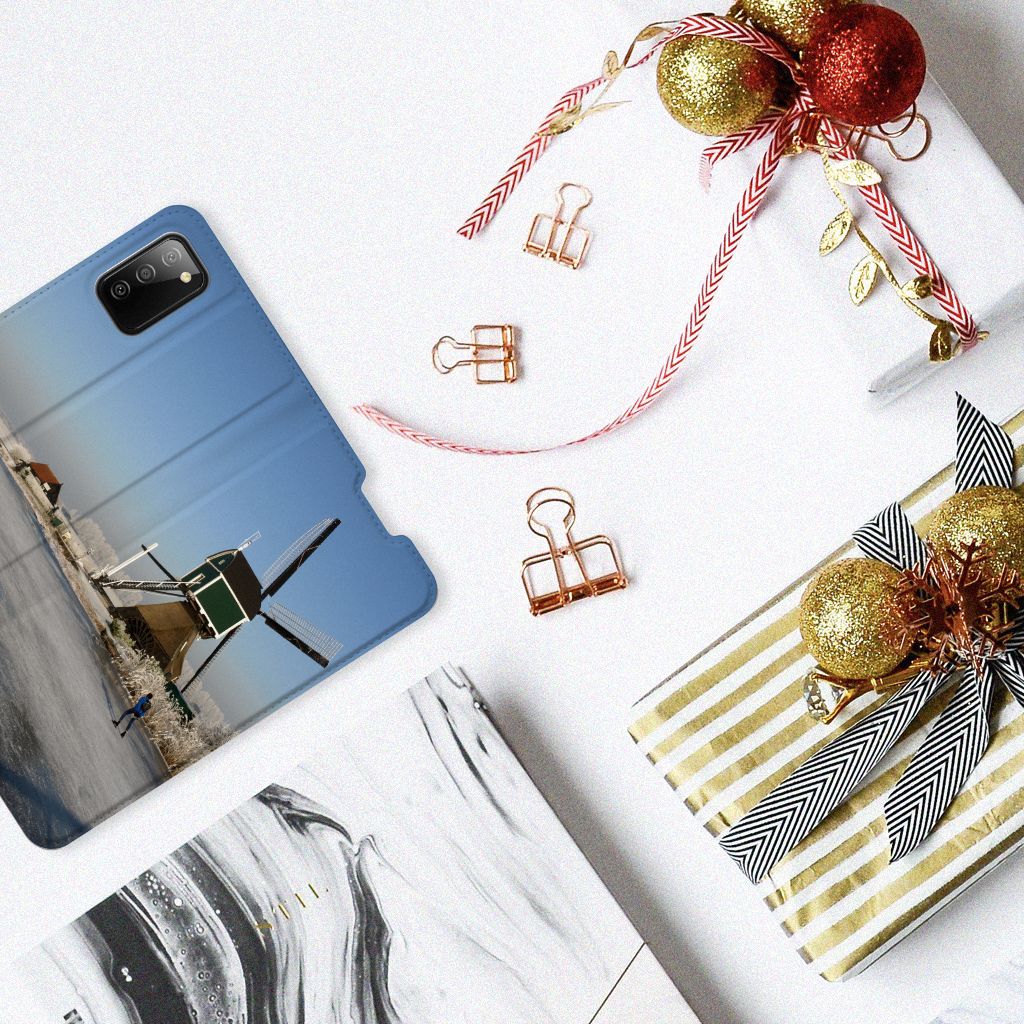 Samsung Galaxy M02s | A02s Book Cover Schaatsers - B2C Telecom