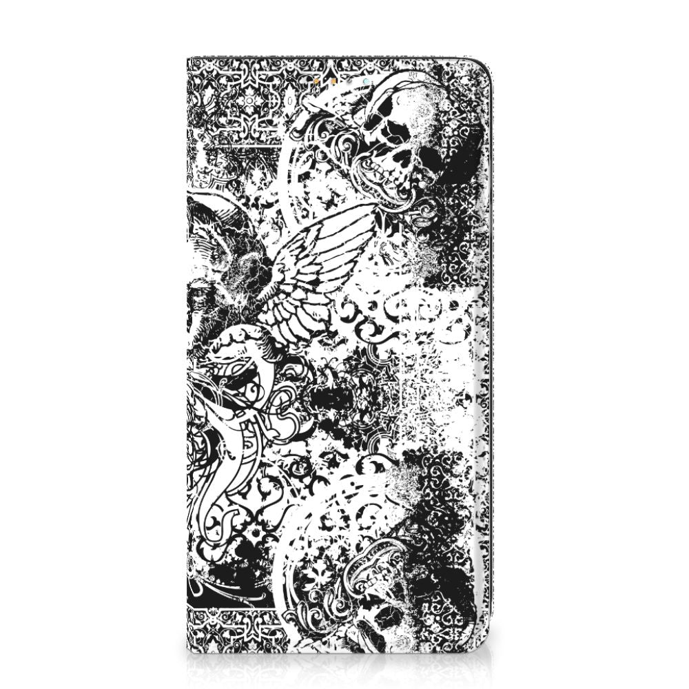 Mobiel BookCase Samsung Galaxy A32 4G | A32 5G Enterprise Editie Skulls Angel - B2C Telecom
