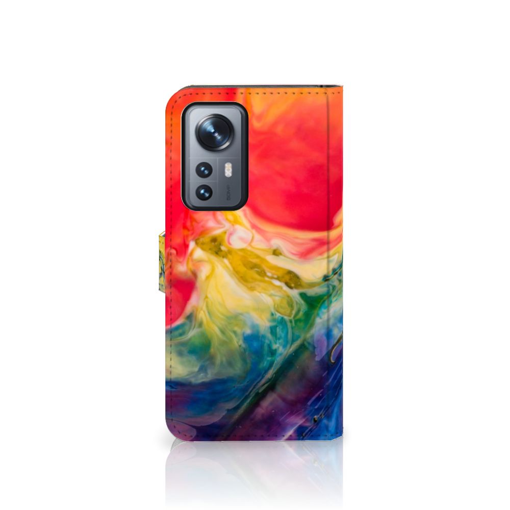 Hoesje Xiaomi 12 Pro Watercolor Dark