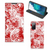 Mobiel BookCase Samsung Galaxy S20 FE Angel Skull Rood - B2C Telecom