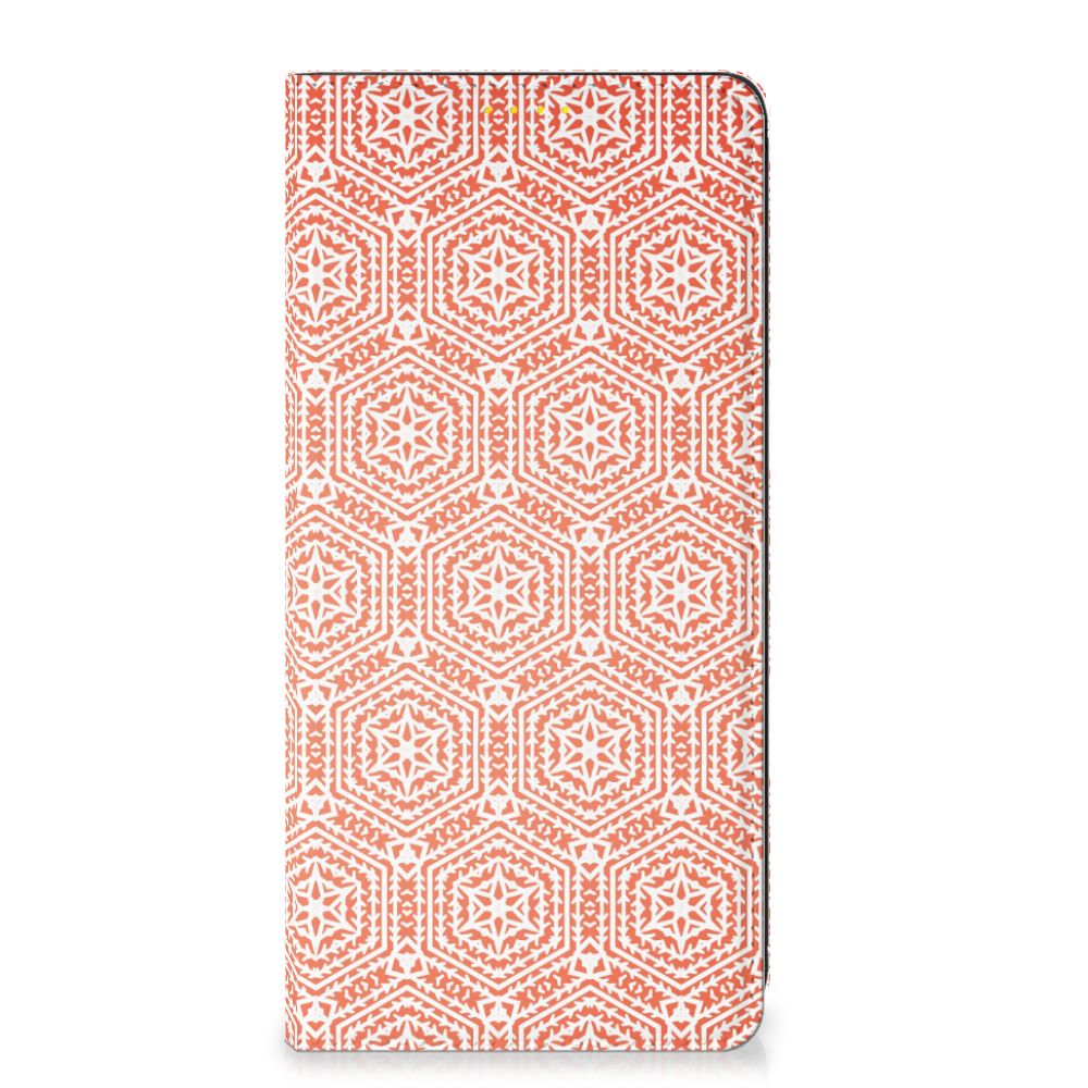Xiaomi Poco X3 Pro | Poco X3 Hoesje met Magneet Pattern Orange - B2C Telecom