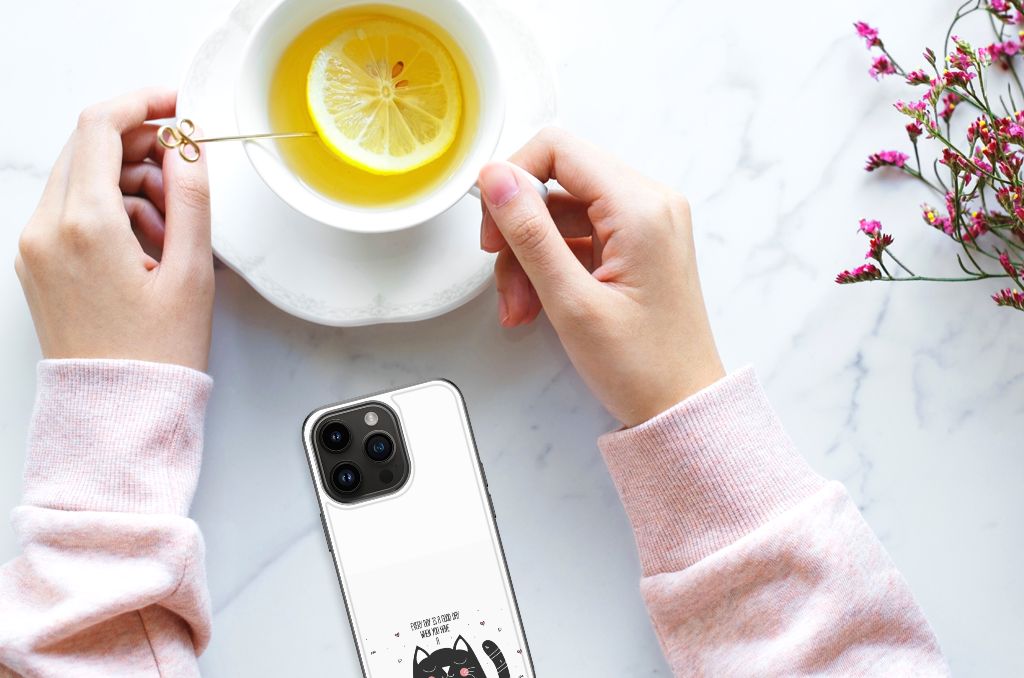 iPhone 15 Pro Hoesje Cat Good Day B2C Telecom