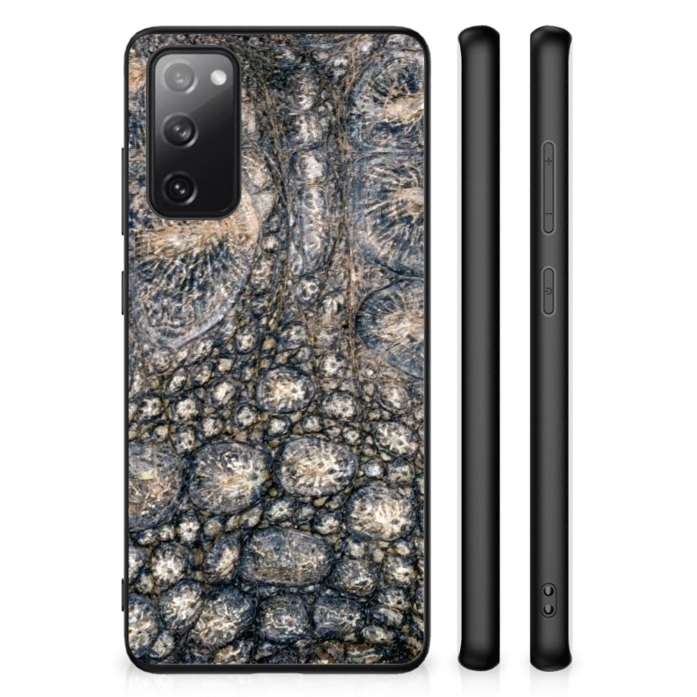 Samsung Galaxy S20 FE Dierenprint Telefoonhoesje Krokodillenprint B2C Telecom