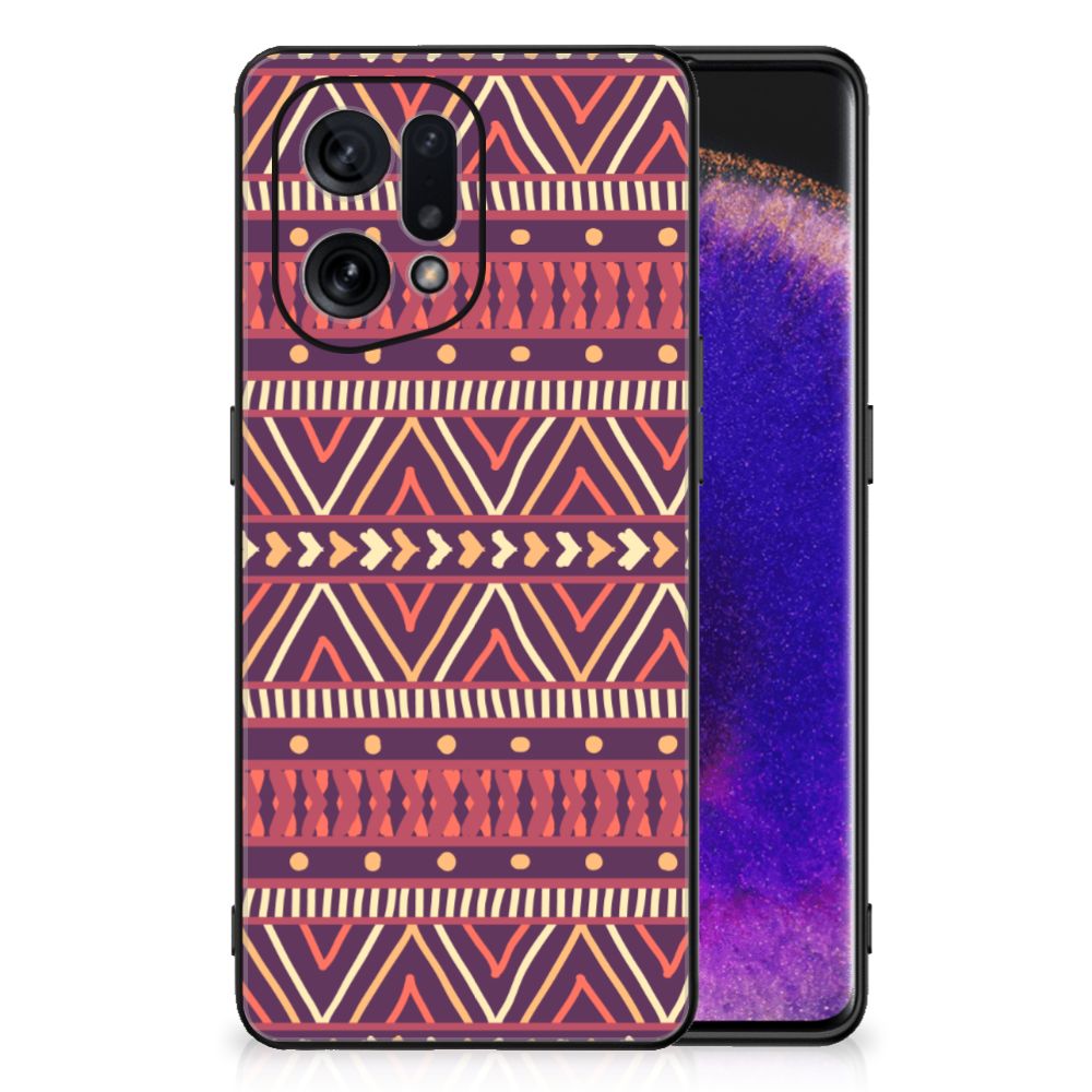 OPPO Find X5 Back Case Aztec Paars B2C Telecom