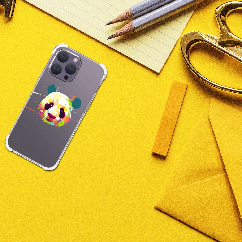iPhone 15 Pro Max Stevig Bumper Hoesje Panda Color B2C Telecom