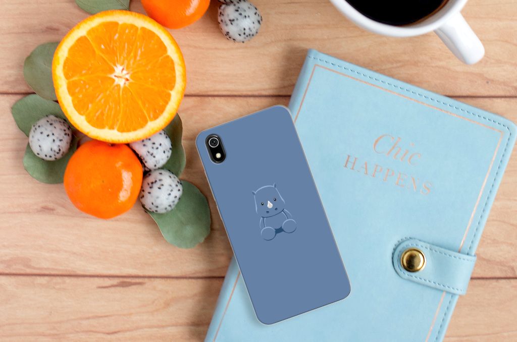 Xiaomi Redmi 7A Telefoonhoesje met Naam Baby Rhino