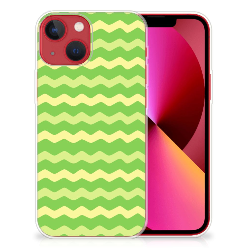 Apple iPhone 13 TPU bumper Waves Green B2C Telecom