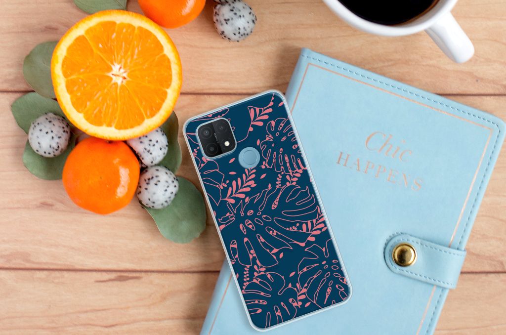 OPPO A15 TPU Case Palm Leaves B2C Telecom