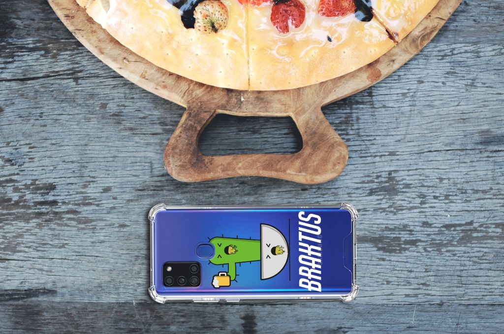 Samsung Galaxy A21s Stevig Bumper Hoesje Braktus B2C Telecom