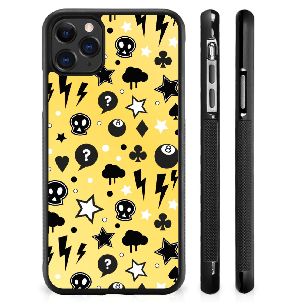 Mobiel Case Apple iPhone 11 Pro Max Punk Geel B2C Telecom