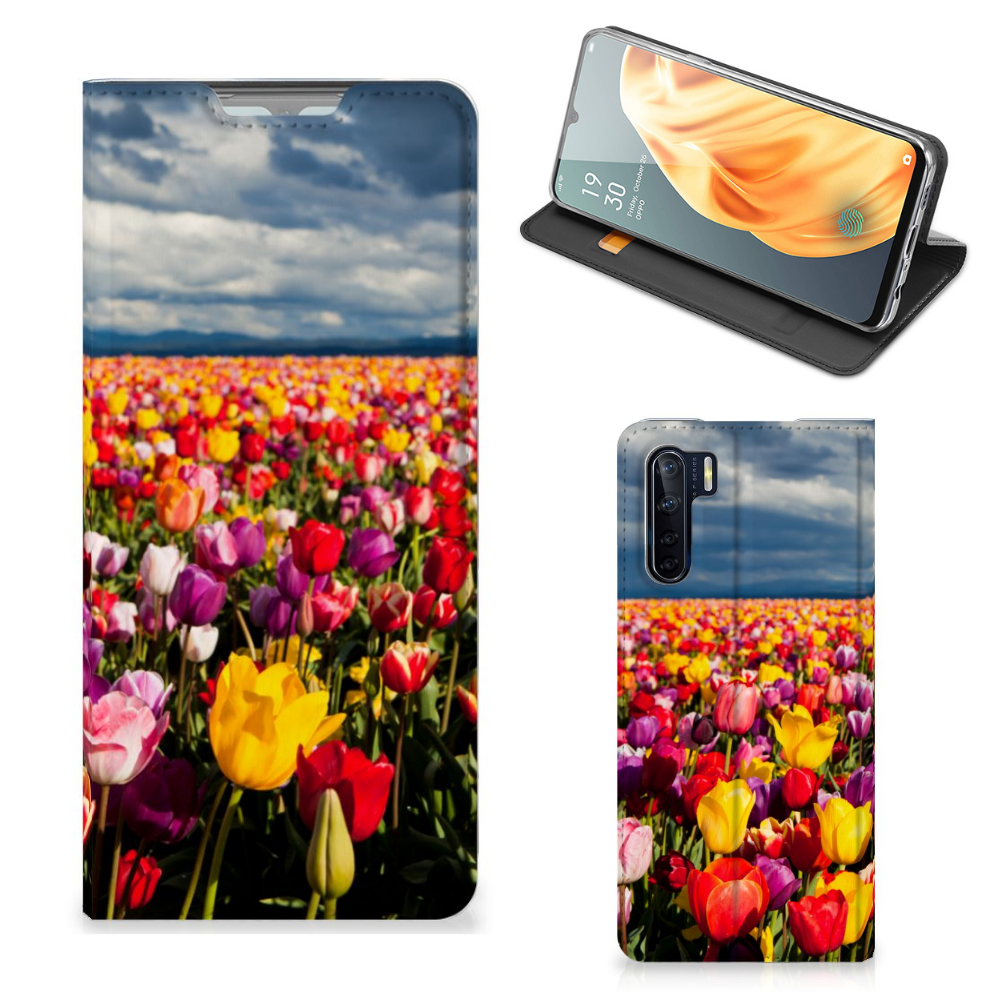 OPPO Reno3 | A91 Smart Cover Tulpen - B2C Telecom
