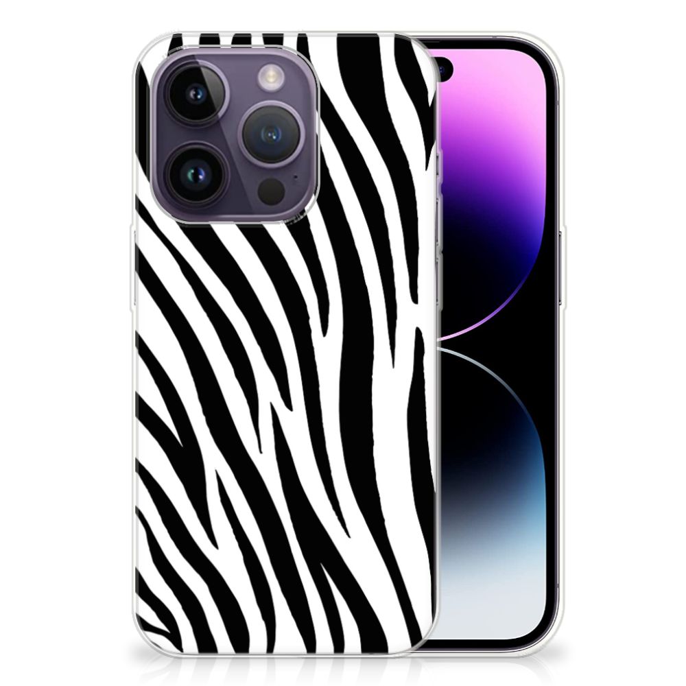 Apple iPhone 14 Pro TPU Hoesje Zebra B2C Telecom