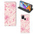 Samsung Galaxy A21s Smart Cover Pink Flowers