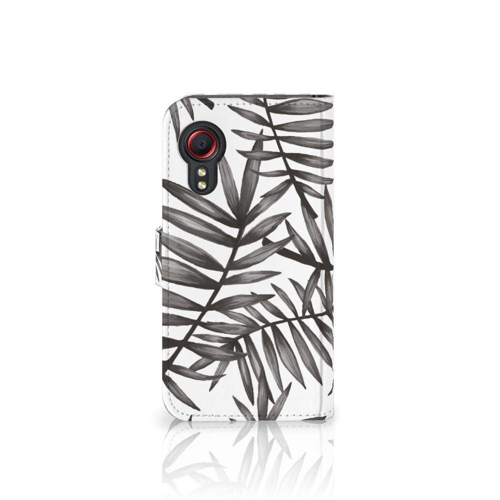 Samsung Galaxy Xcover 5 Hoesje Leaves Grey
