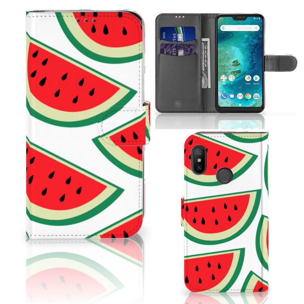 Xiaomi Mi A2 Lite Book Cover Watermelons