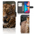 Samsung Galaxy A30 Telefoonhoesje met Pasjes Luipaard