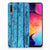 Samsung Galaxy A50 Bumper Hoesje Wood Blue