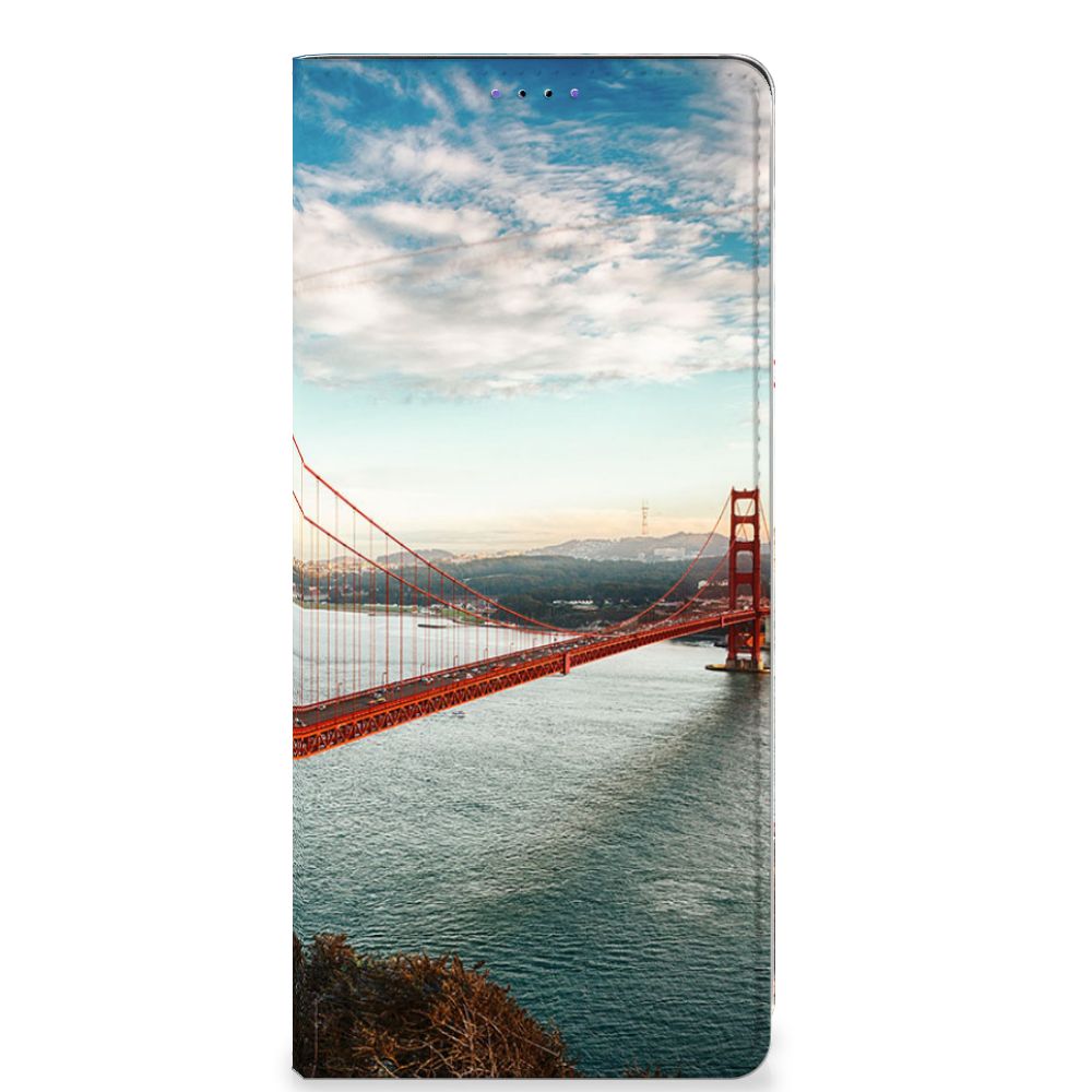 Samsung Galaxy A22 5G Book Cover Golden Gate Bridge - B2C Telecom