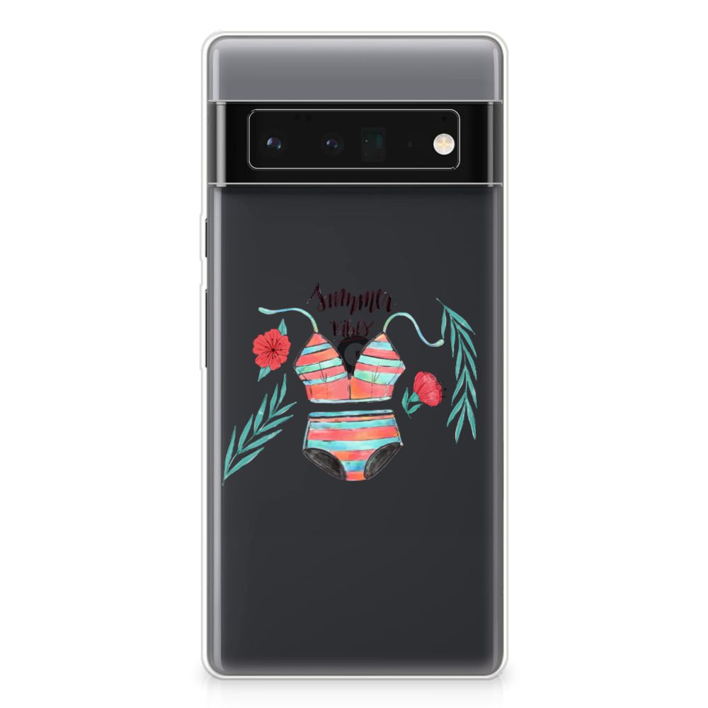 Google Pixel 6 Pro Telefoonhoesje met Naam Boho Summer