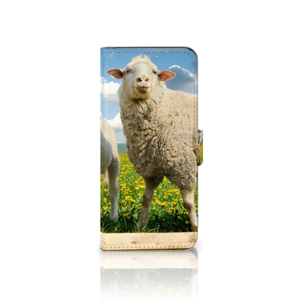 OnePlus Nord CE 5G Telefoonhoesje met Pasjes Schaap en Lammetje