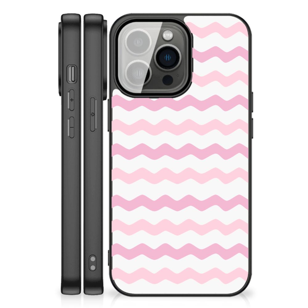 iPhone 13 Pro Max Back Case Waves Roze B2C Telecom