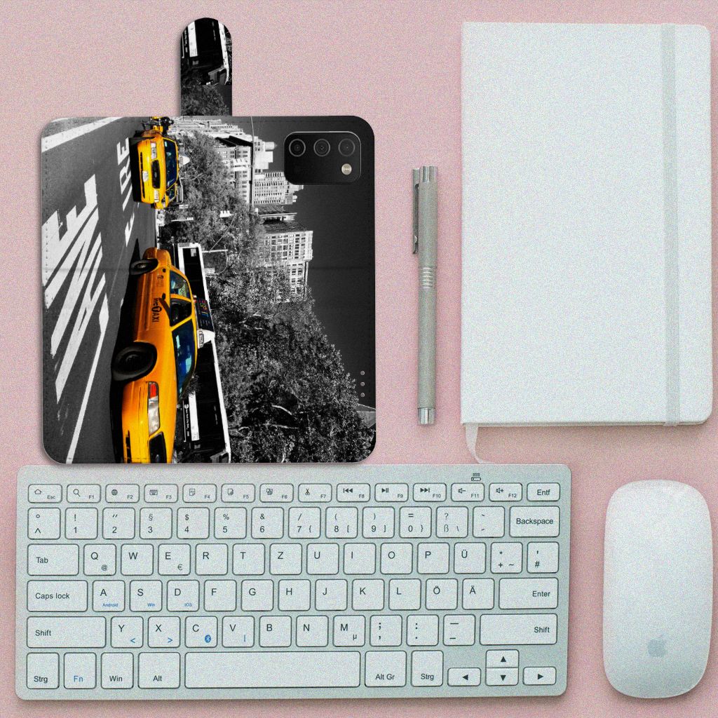 Samsung Galaxy A03s Flip Cover New York Taxi