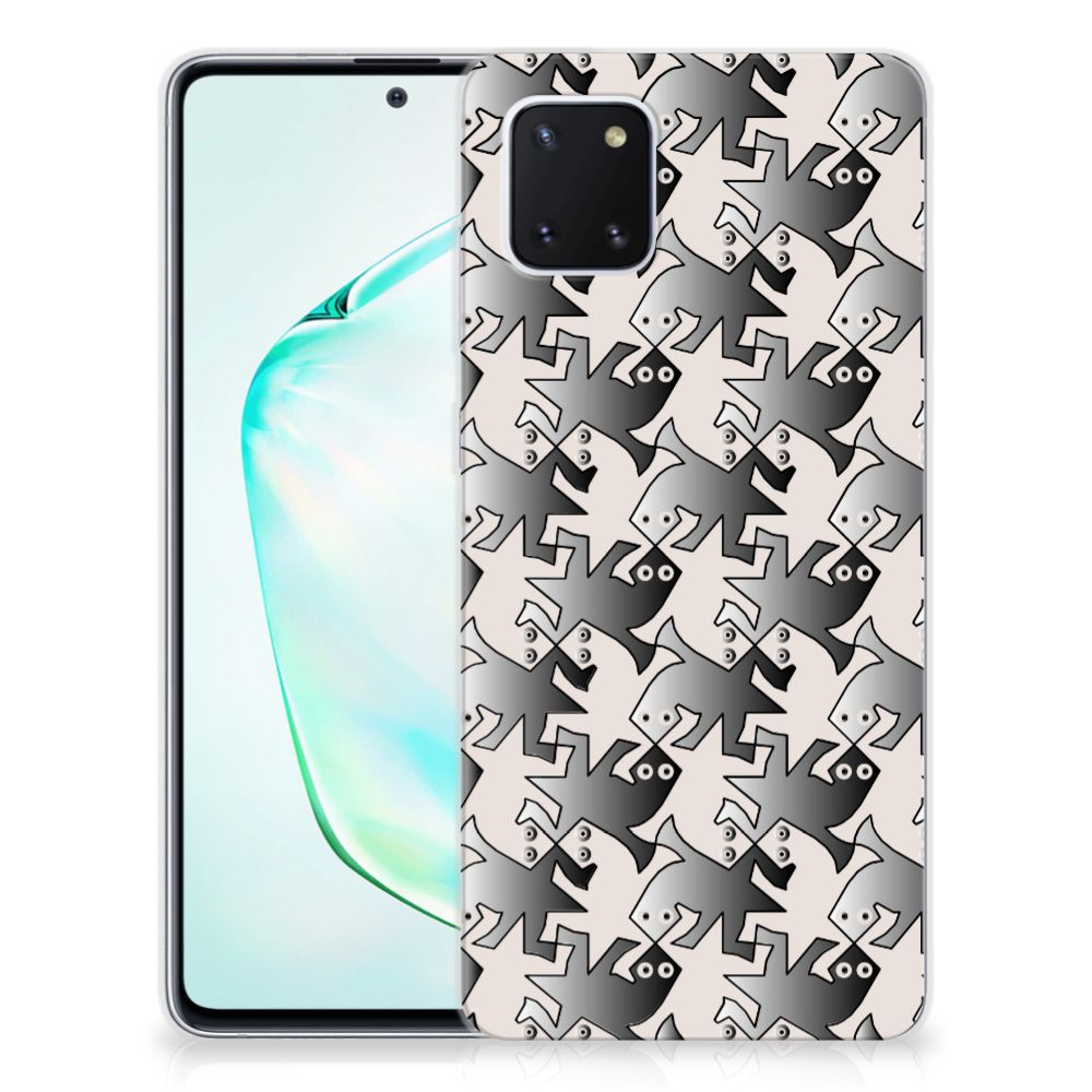 Samsung Galaxy Note 10 Lite TPU Hoesje Salamander Grey